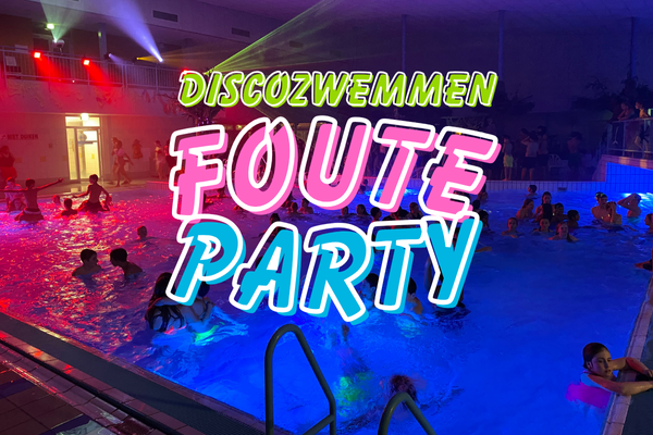 Discozwemmen in zwembad De Koploper | 9 tot 14 jaar | Kinderzwemfeest | Foute Party