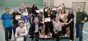 De deelnemers ontvingen het Fit naar Werk-certificaat ©FotostudioWierd