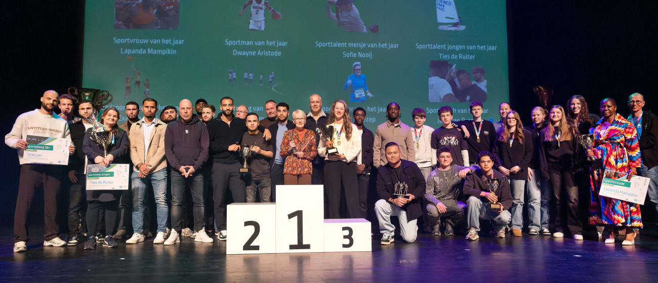 De winnaars van de Lelystadse Sportverkiezingen 2025©FotostudioWierd